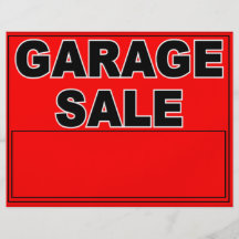 Garage Sale Flyer