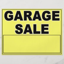 Garage Sale Flyer