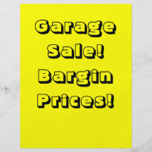 Garage Sale Flyer
