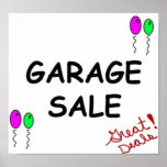 GARAGE SALE PRINT