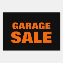 Garage Sale Yard Sign