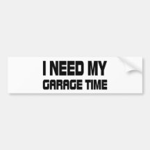 GARAGE TIME BUMPER STICKERS
