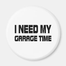 GARAGE TIME REFRIGERATOR MAGNET