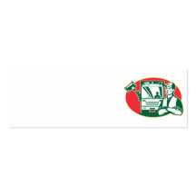 Garbage Collector and Side Loader Rubbish Truck Business Card