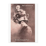Garbage Lady, Queen of Fashion Postcard