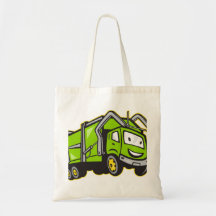 Garbage Rubbish Truck Cartoon