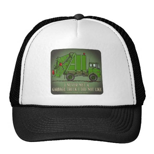 Garbage Truck Green Operator Quote Hat