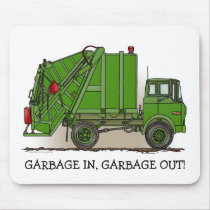 Garbage Truck Green use Pad