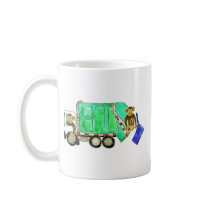 Garbage Truck Monkey Coffee Mug