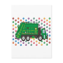 garbage truck Ornaments Postcard