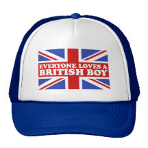 Garçon britannique casquette de camionneur