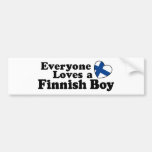Garçon finlandais autocollants pour voiture