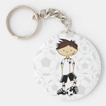 Garçon Keychain du football de l'Allemagne Porte-clé