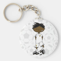 Garçon Keychain du football du Ghana Porte-clef