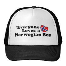 Garçon norvégien casquettes de camionneur