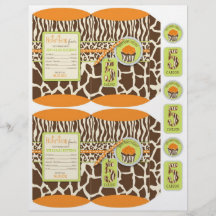 Garçon OU mini boîte de souffle 5 de safari Tract Customisé