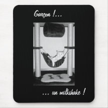 Garçon !...un milkshake ! tapis de souris