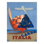 Garda Italia, Vintage Italy Travel Poster Post Cards