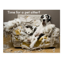 Garde d'enfants great dane d'animal familier sur l