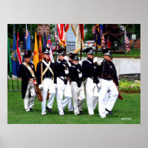 Garde du drapeau de FILI Poster