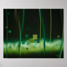 Garden at Night Poster