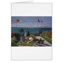 Garden at Sainte-Adresse (1867) Cards