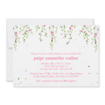 Garden Blooms Bridal Shower Invitation