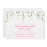 Garden Blooms Bridal Shower Invitation