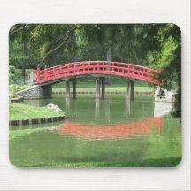 Garden Bridge Mouse Pad