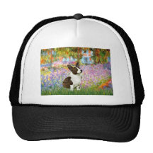 Garden - Brindle Welsh Corgi 5 Mesh Hat