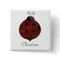 Garden Collection · Ladybug Button