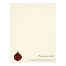Garden Collection · Ladybug Custom Letterhead