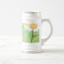 Garden Daisies Bokeh Dots Coffee Mug