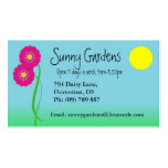 Garden design business card