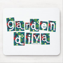 Garden Diva Mouse Pad