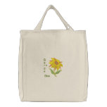Garden Diva - Yellow Flower embroidered bags