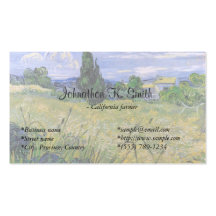 Garden, farm, artists, country life business cards