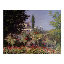 Garden Flowers by Claude Monet Postcards