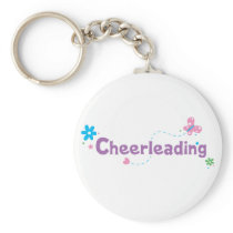 Garden Flutter Cheerleading Key Chain