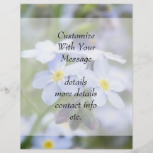 Garden Forget Me Nots Flyers