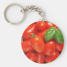 garden fresh tomatoes key chain