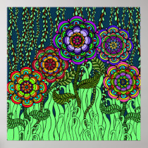 Garden Glow Poster