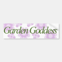 Garden Goddess Bumper Stickers