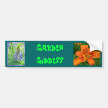 Garden Goddess Bumper Stickers