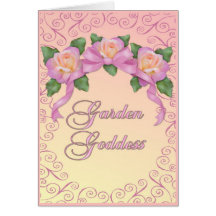 Garden Goddess Card