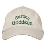 Garden Goddess Funny Embroidered Hat