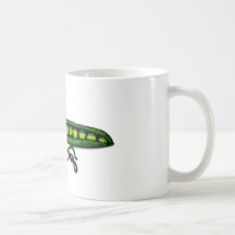 Garden Green Pea Pods Mugs