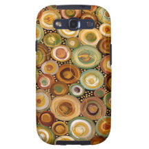 Garden Greens Abstract  Art Painting Samsung Galaxy SIII Cases