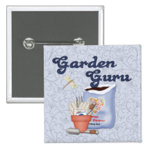 Garden Guru Pinback Button