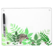 Garden Hedgehog Dry Erase Whiteboards